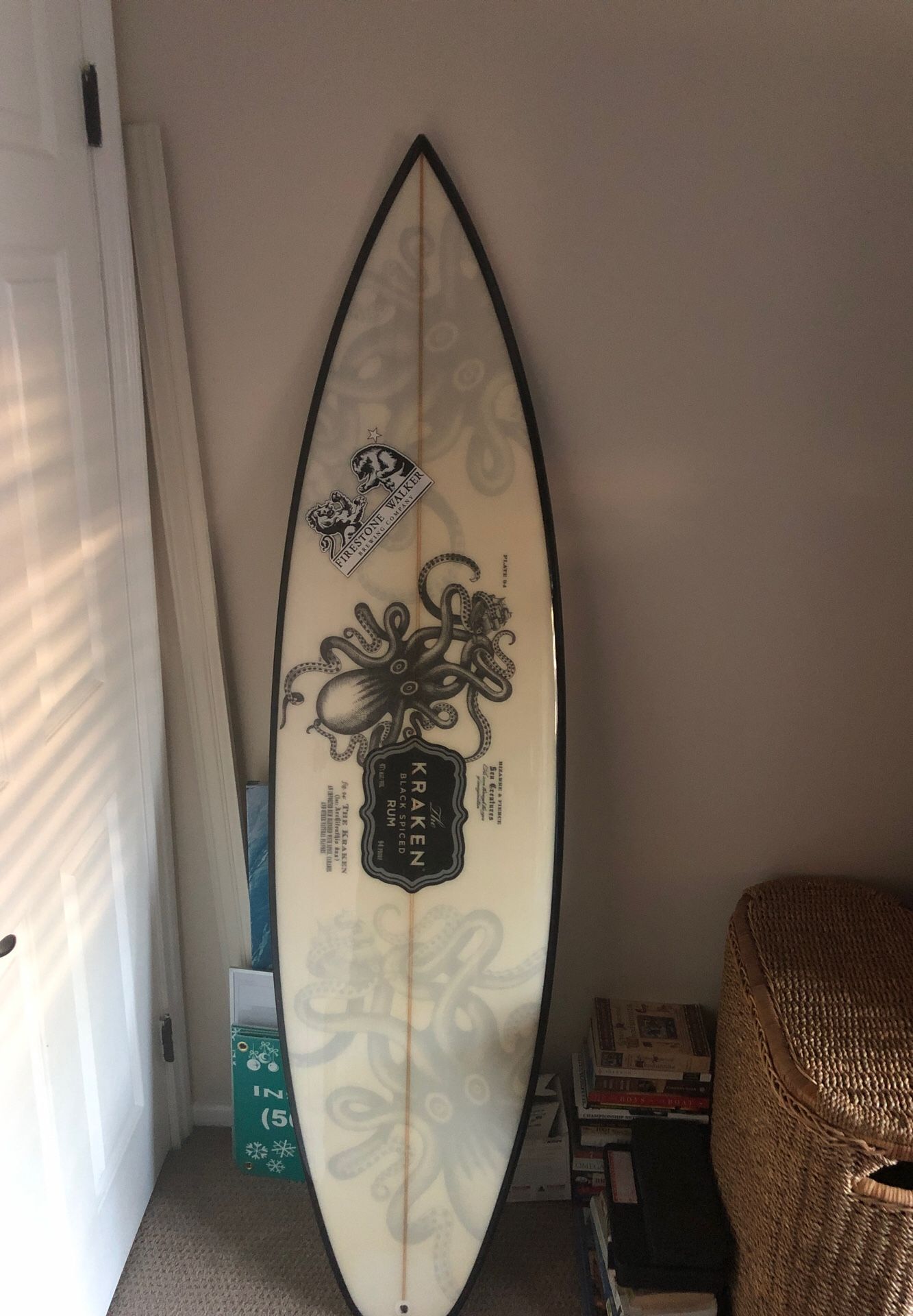 Brand new custom surfboard