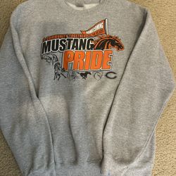 Clio Mustangs Crew Size Youth Large