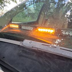 Police Amber STROBE Light Bar -24 Inches With Cigar Plug