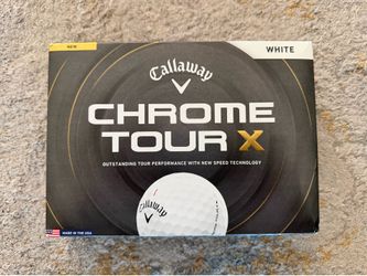 New Callaway Chrome Tour X Golf Balls