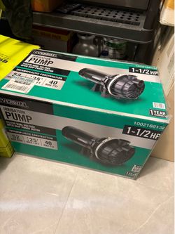 Everbilt 1.5 HP Irrigation Pump – Like New