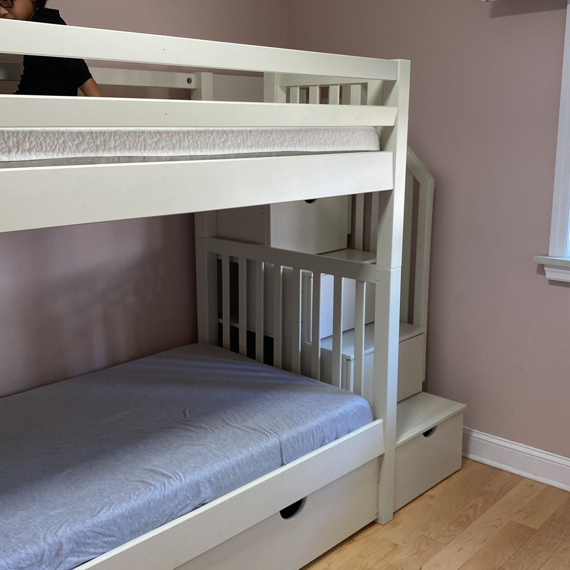 Bobs Furniture  Bunk Bed With Stairs