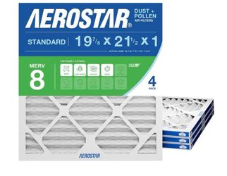 Aerostar 19.875 x 21.5 x 1 Air Filters – MERV 8 (4-Pack)