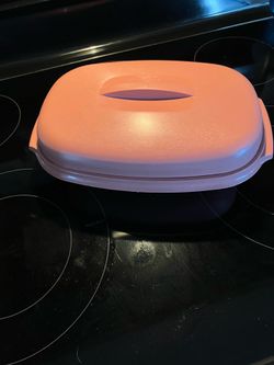 6 cup pink Tupperware steamer