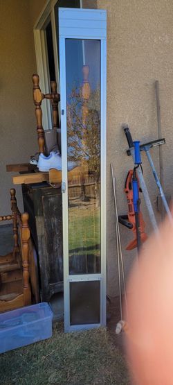 Sliding Glass Door Panel with Pet Door