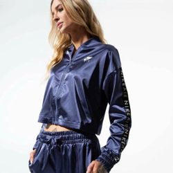 Nike Track Air Women's Satin Track Jacket Size Large