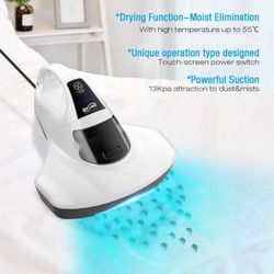 Housmile YJ-3005A White Black Touch-Screen UV Vacuum Cleaner Couch Linen