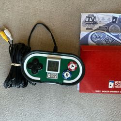World Poker Tour Jakks Pacific Plug N Play TV Video Game  With Primer DVD 