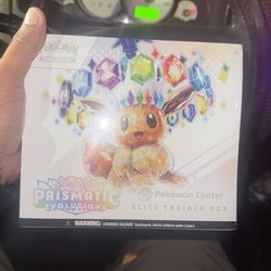 PRISMATIC EVOLUTION ETB (POKEMON CENTER)