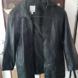 Anne Klein Size M Leather Jacket 