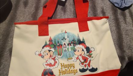 Disneyland happy holidays tote new