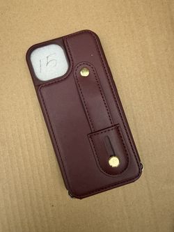 iPhone 15 Crossbody Wallet Case with Kickstand