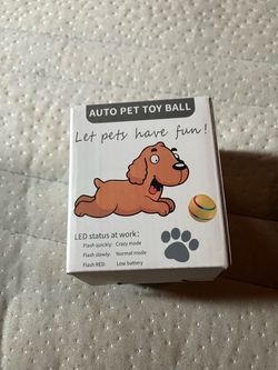 Auto pet toy ball