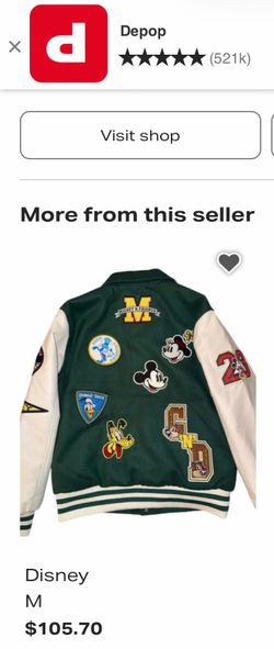 Disney Mickey Black White Jacket (NEW)