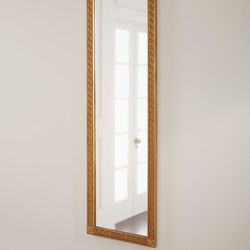 Traditional Distressed wall gold mirror