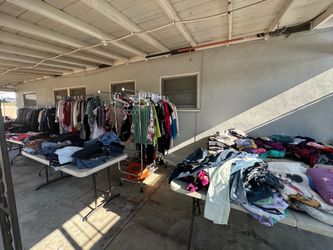 Tons of clothing!