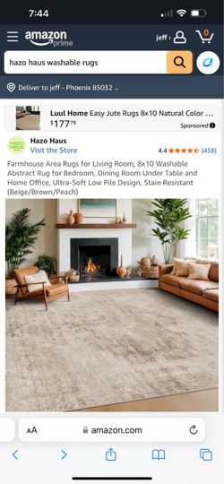NEW 8x10 AREA RUG