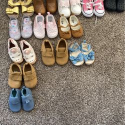 Size varies from 0-3 M to 5 T Shoes