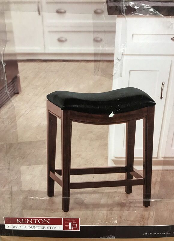 Kenton Wood 26-inch Backless Counter Stool in Espresso