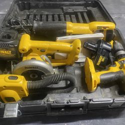 18v Dewalt Case And Tools