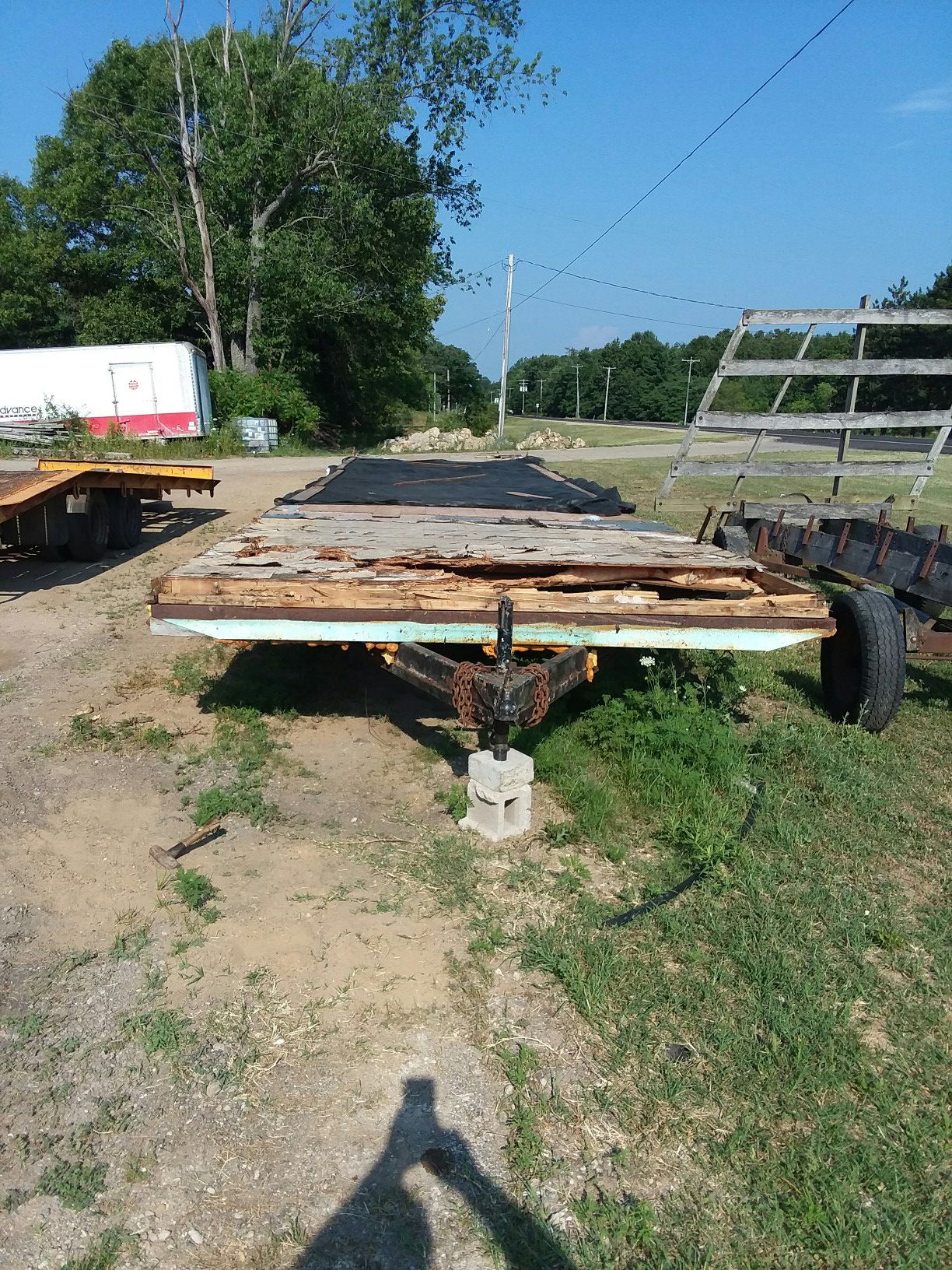 10 x 47 foot trailer frame
