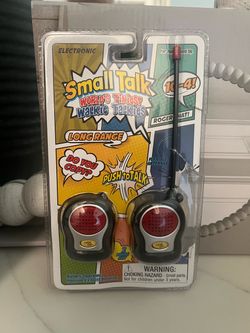 World’s Smallest Walkie Talkie Set