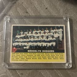 Brooklyn Dodgers Team Card
