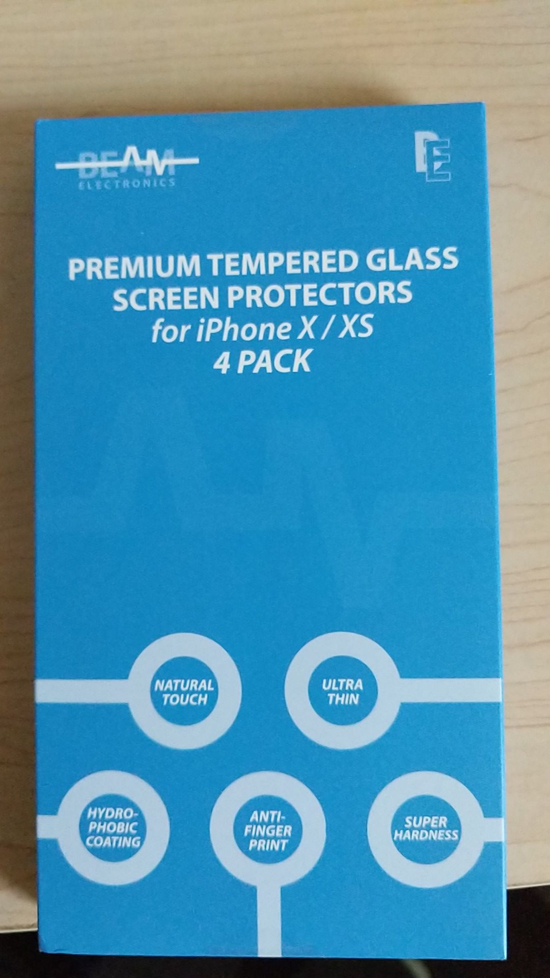 iPhone X/XS premium hd screen protector box