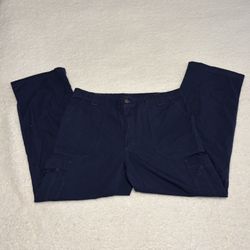 Carhartt Men Blue Scrub Ripstop Cargo Pants 