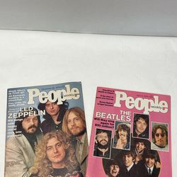 PEOPLES WEEKLY 1976 The Beatles & Led Zeppelin magazine’s
