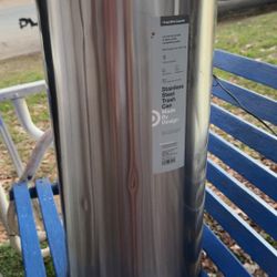 Stainlees  Steel Trash Can 