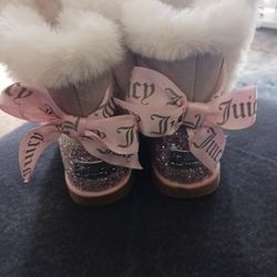 Girls Juicy Boots Size 3