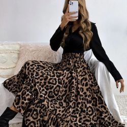 Animal Print Skirt