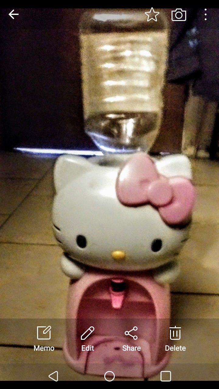 Hello kitty water dispenser $10