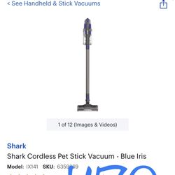 Shark Cordless Pet Vacuum