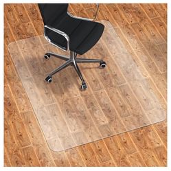 WASJOYE 36x48” PVC Chair Mat For Hardwood/Tile Floor