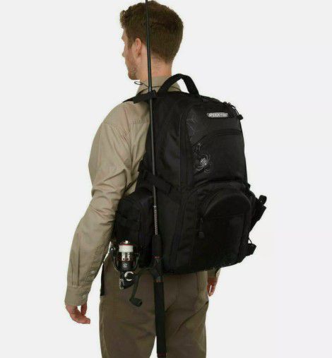 Spiderwire Tackle Backpack Fishing Rod Carry System Adjustable Bait Cooler  Bag for Sale in Tracy, CA - OfferUp