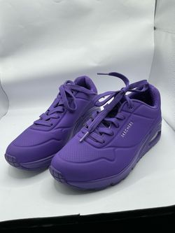 Women’s tennis shoes Skechers Uno Purple Low-Top Sneakers size 6
