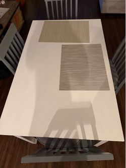 Table and chairs