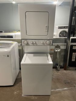 Whirlpool ThinTwin Stacked Washer And Electric Dryer Combo
