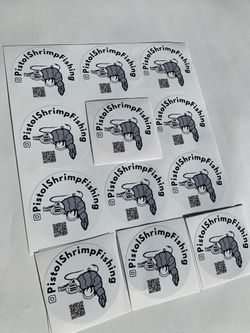 PistolShrimpFishing Stickers