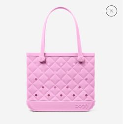 NWT New quilted taffy pink Bogg Bagg