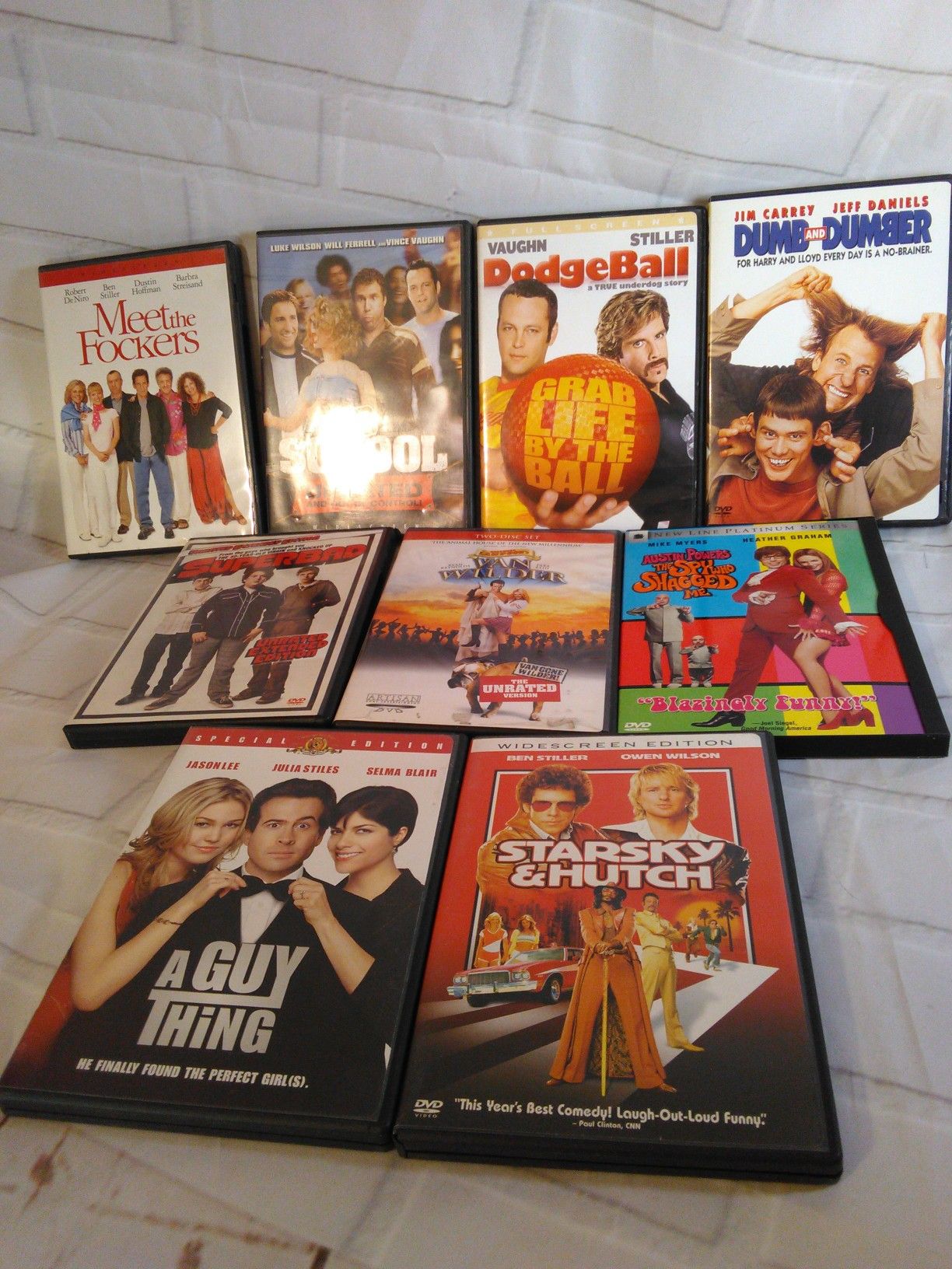 9 comedy humor funny DVD wholesale lot movies