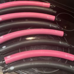 Fiteroc Weighted Hula Hoop Pink And Black