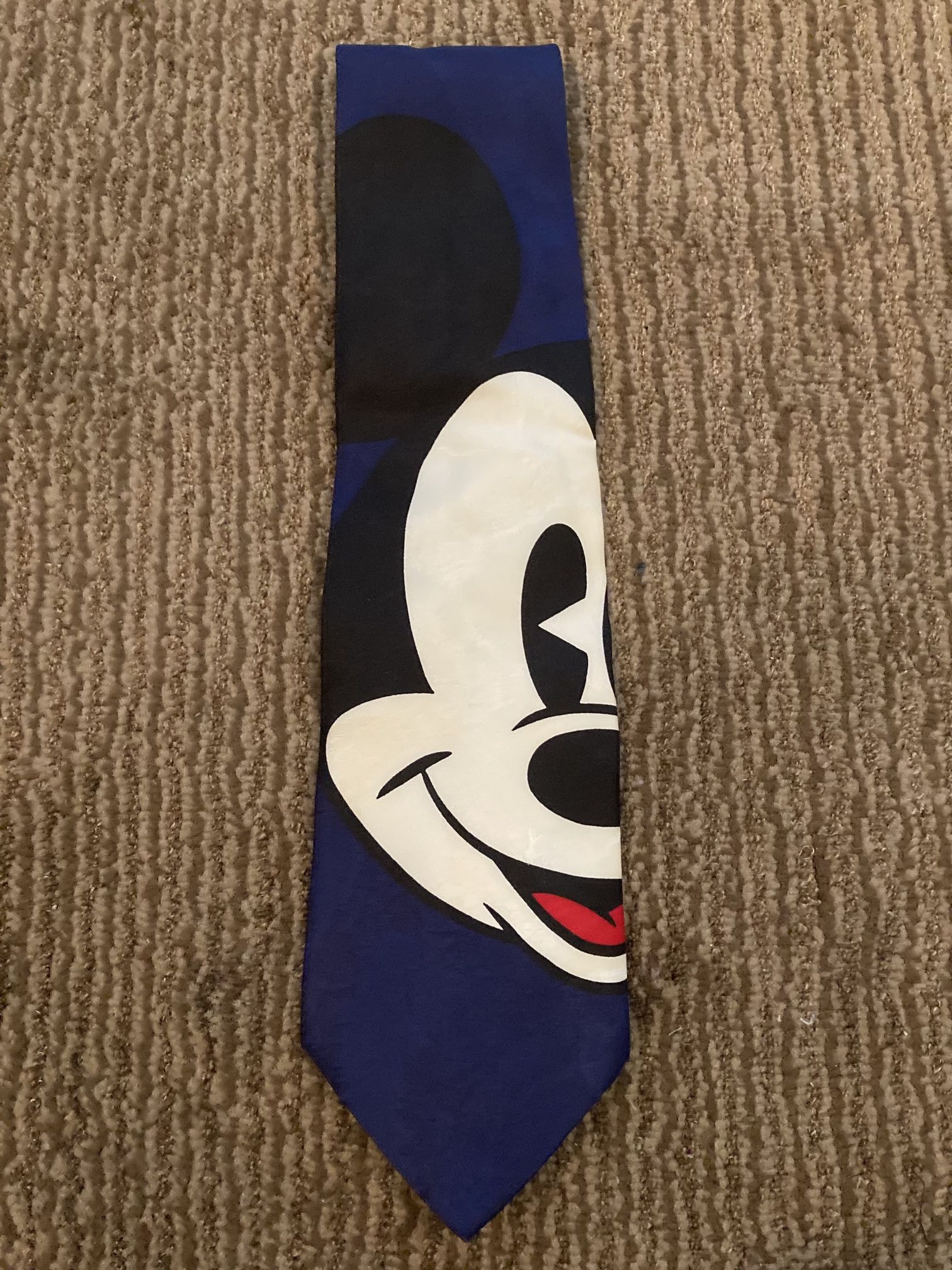  *Super Rare BNWT Vintage Disney Mickey Mouse Tie Made In Italy! 