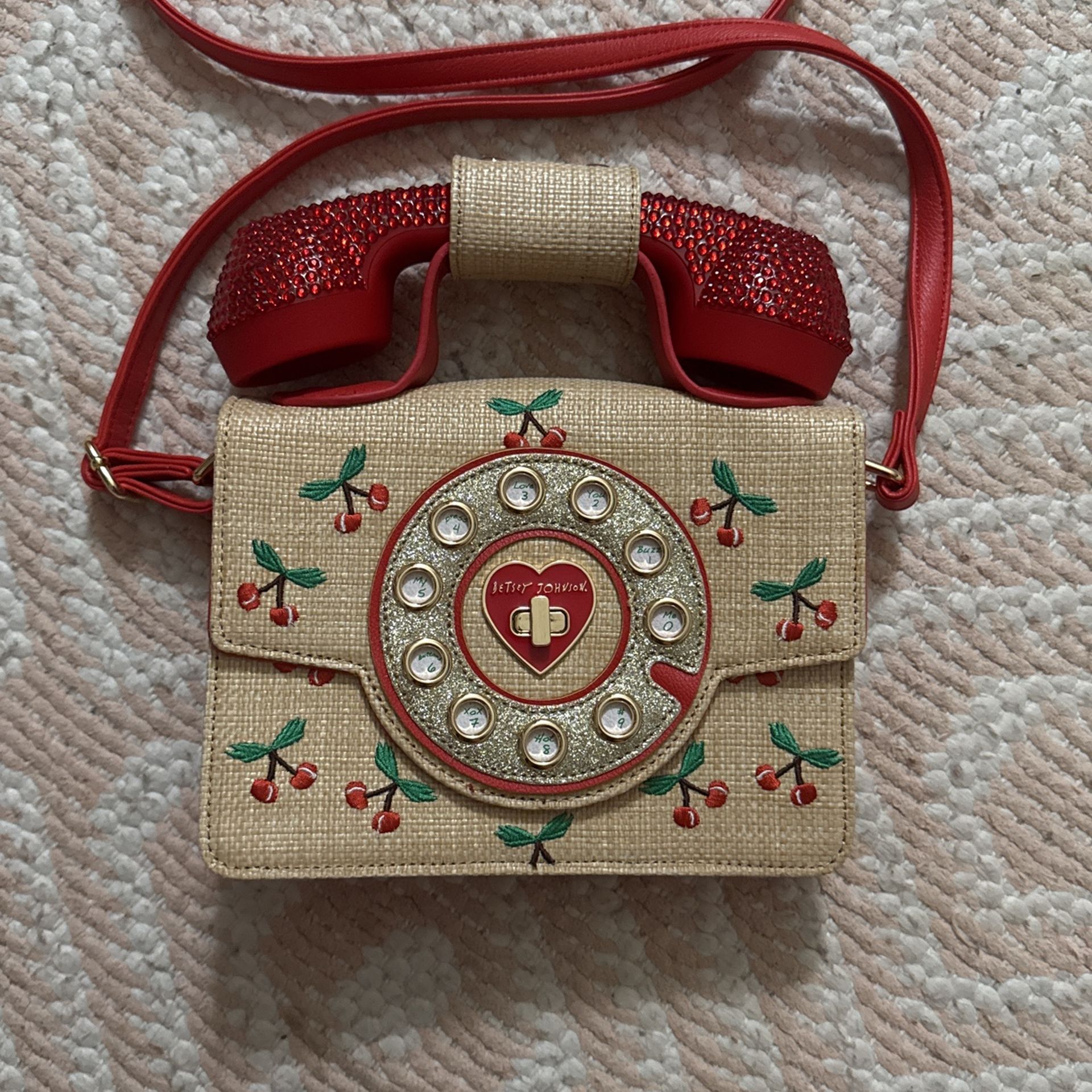 Betsey Johnson Telephone Crossbody Bag