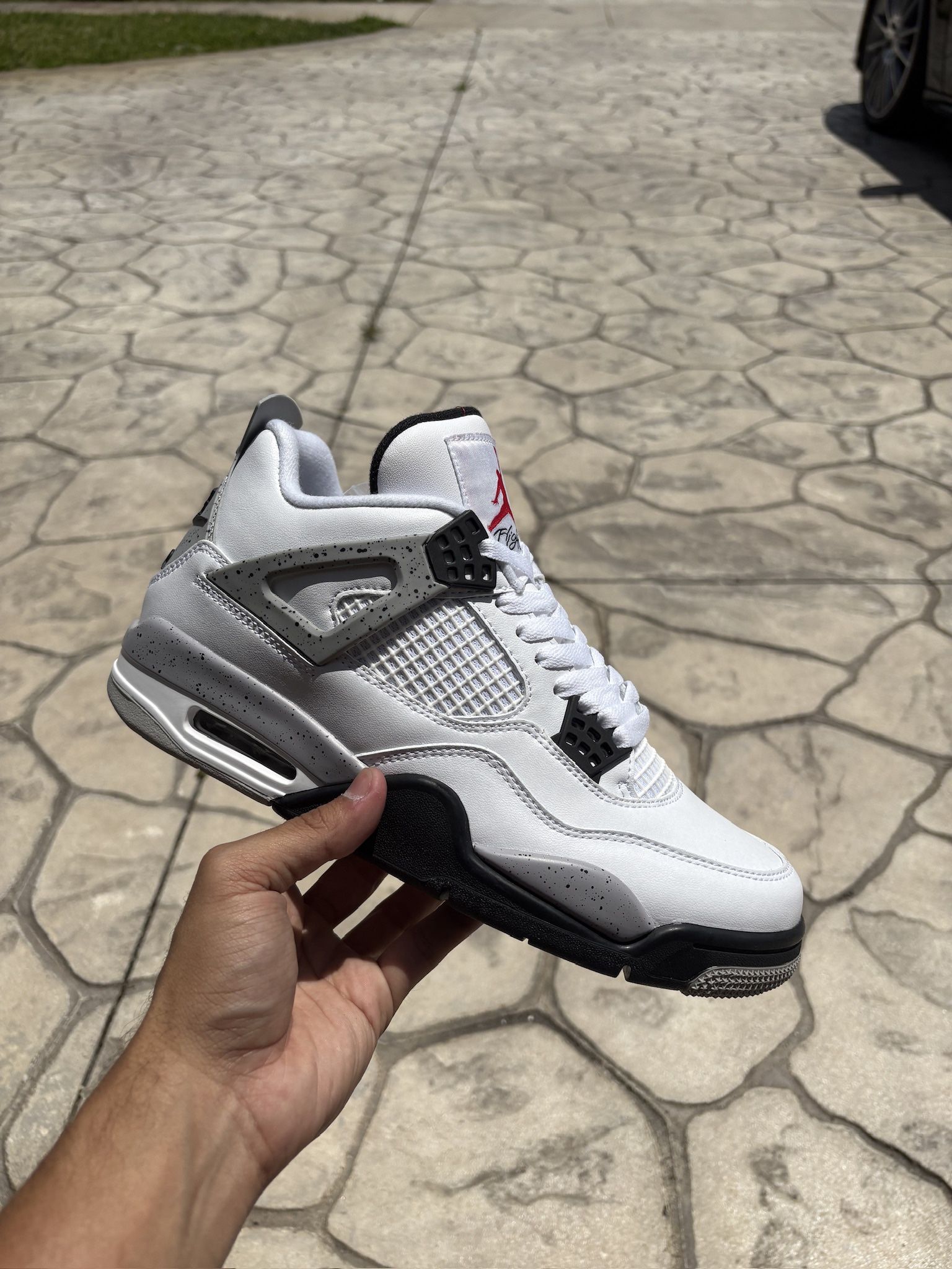 Air Jordan Retro 4’s " White Cement "