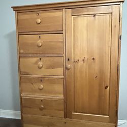 Pottery Barn cottage Pine Armoire