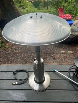 Table top gas heater