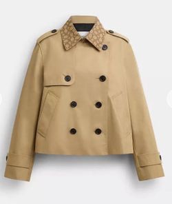 Coach cropped jacket